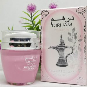 ard al zaafran dirham wardi fragrant hand and body lotion 35ml longlasting cream