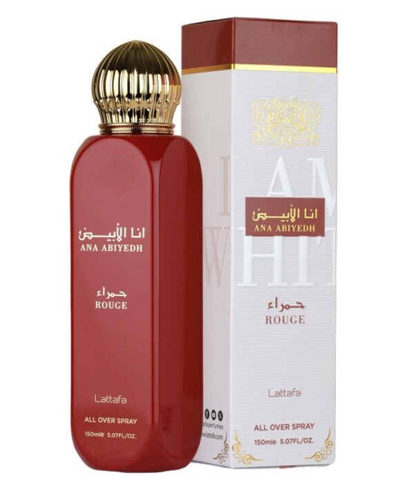 Ana Abiyedh Rouge 150 ml All Over Perfume Lattafa For Men & Women