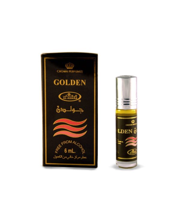 Golden 6ml Roll On by Al Rehab | Perfume Oil