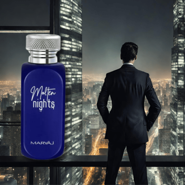 molten nights eau de parfum for men 100 ml by maryaj perfumes