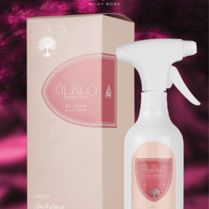 lattafa mohra silky rose room spray air freshener 450ml