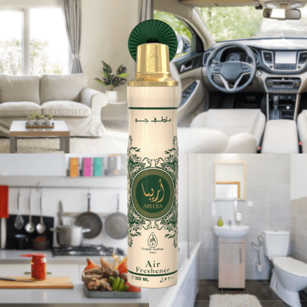 areeba 300ml air fresheners authentic arabic home fragrances with Vanilla, Amber, and Floral notes