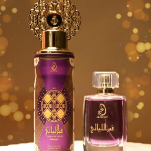 Qamar Al Layali Intense 100ml Perfume Gift Set and Deo