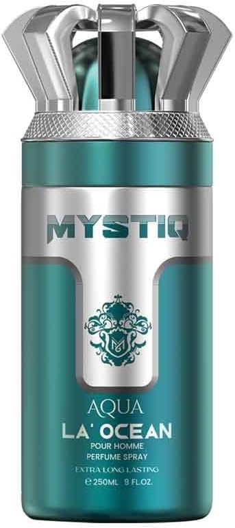 aqua la ocean 250ml extra long lasting perfume spray for her by mystiq