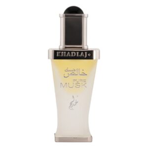 Pure Musk Oil by Khadlaj – 20ml Concentrated Perfume Oil | Long-Lasting Musk Fragrance for Men & Women