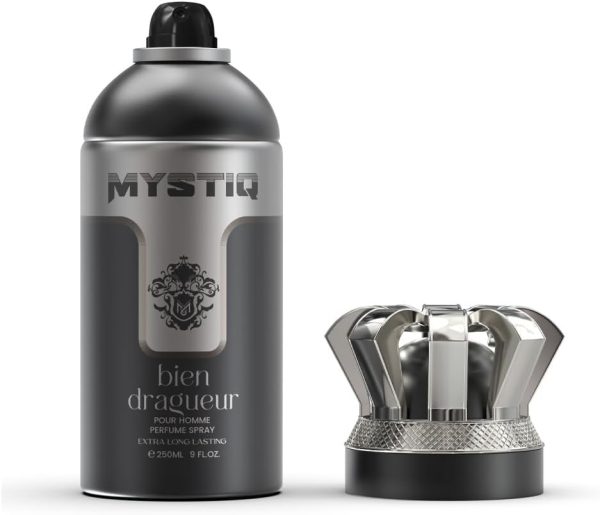 bien dragueur 250ml extra long lasting perfume spray for him by mystiq