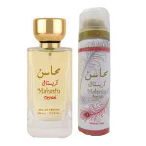 Mahasin Crystal Eau De Perfume 100ml by Lattafa