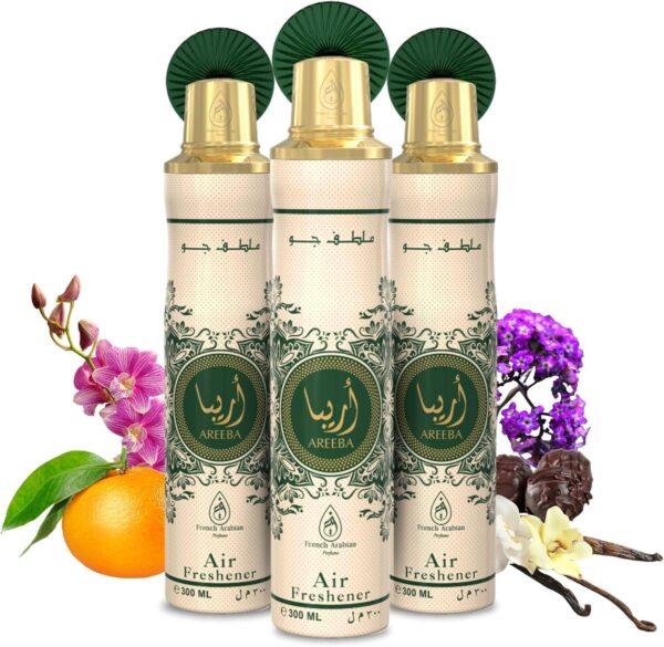 French Arabian Perfume Areeba 300ml Premium Air Freshener Spray