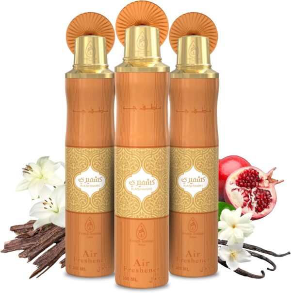 French Arabian Perfume Kashmiri 300ml Premium Air Freshener Spray.