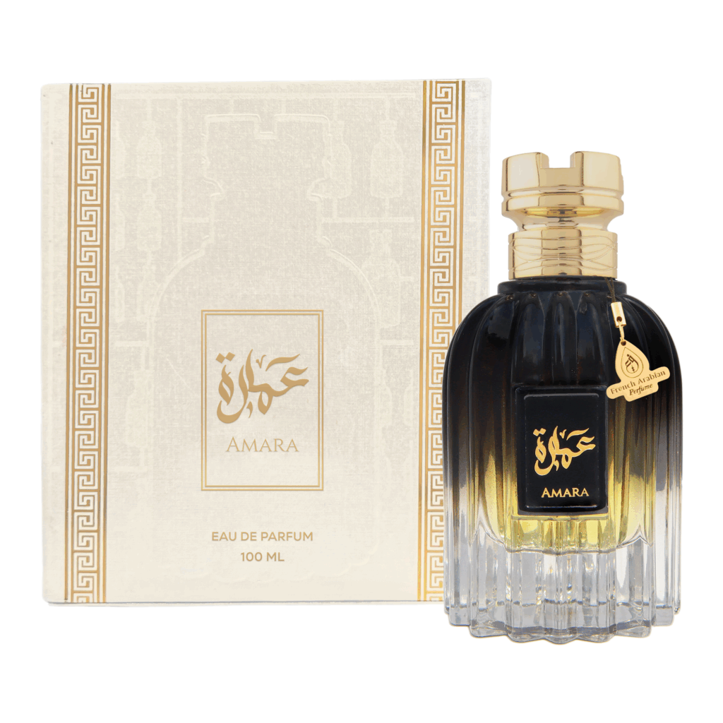 Discover Amara by French Arabian – a 100 ml Eau de Parfum for women. A floral vanilla gourmand fragrance of lush blossoms and creamy sweet accords for irresistible charm. Shop Now