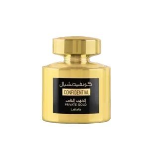 Confidential Private Gold Eau De Perfume 100ml by Lattafa