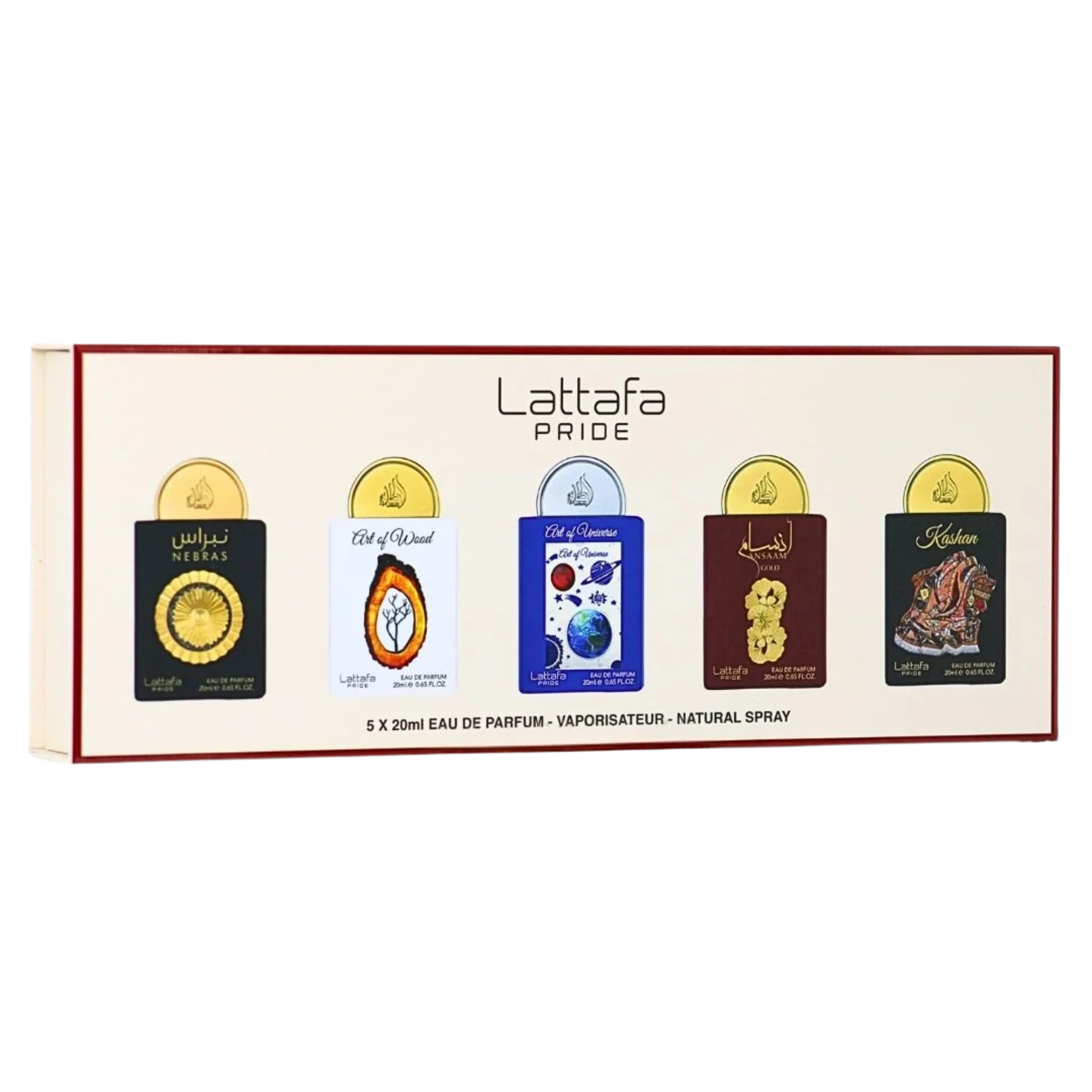 Lattafa Pride 20ml Eau De Parfum Gift Set 02 5 x 20ml Collection
