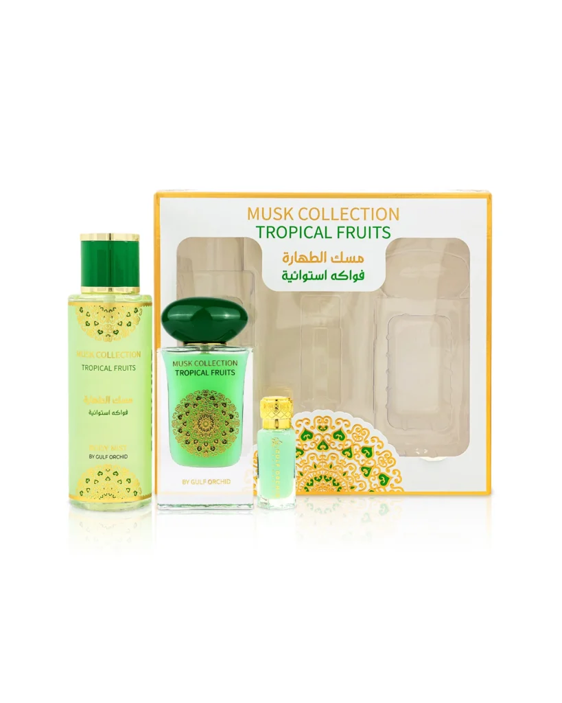 Gulf Orchid Tropical Fruit 3-Piece Gift Set – Long-Lasting Fruity Perfume Set
