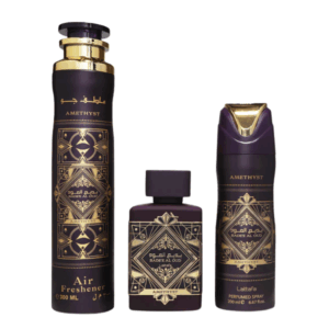 Lattafa Bade’e Al Oud Amethyst Gift Set Eau de Parfum 100ml – Warm Oud Fragrance for Men & Women