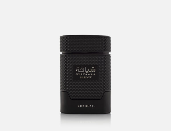Front view of 'Khadlaj Shiyaaka Shadow'- Jet black 100ml perfume