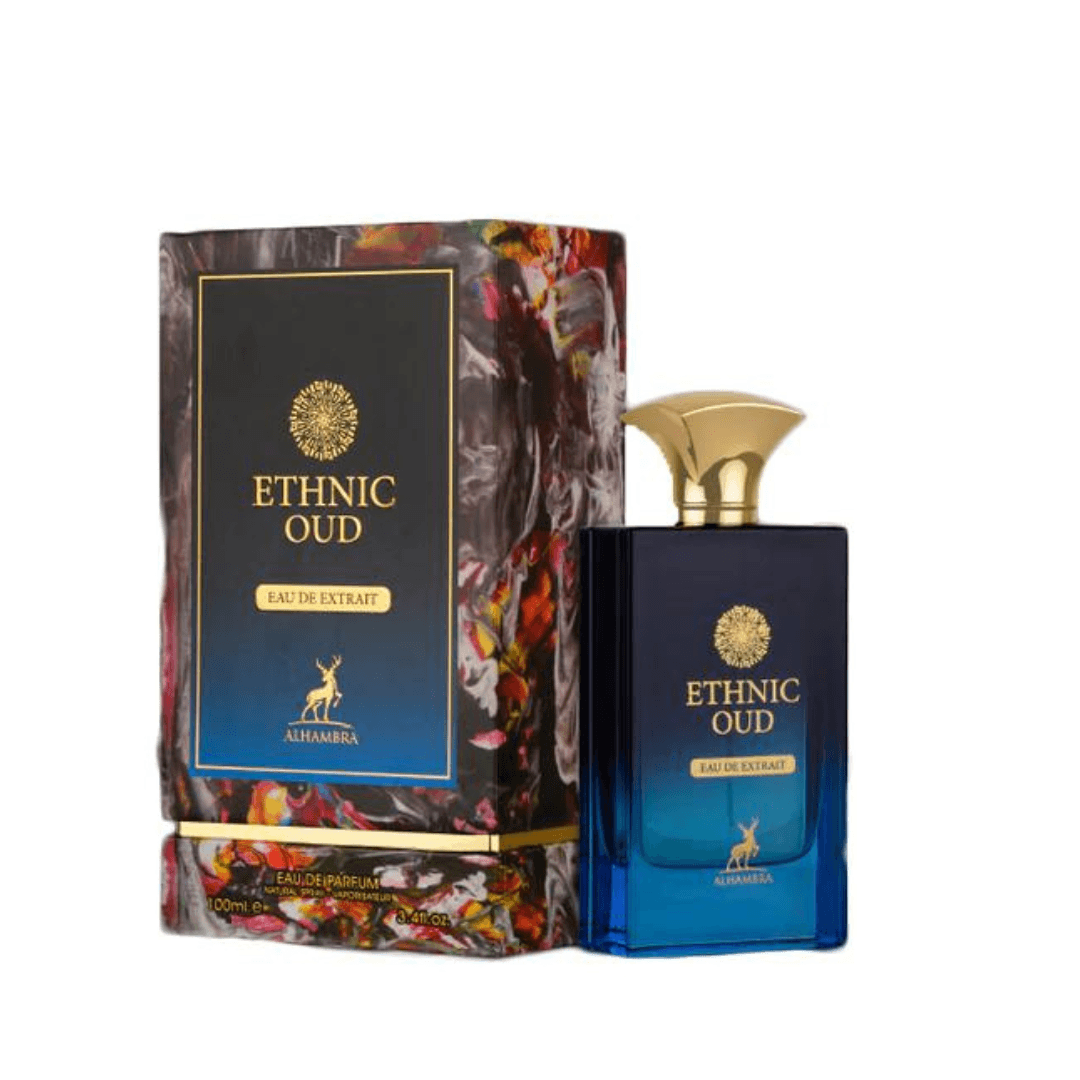 Ethnic Oud 100ml Eau de Extrait EDP for Women and Men by Alhambra