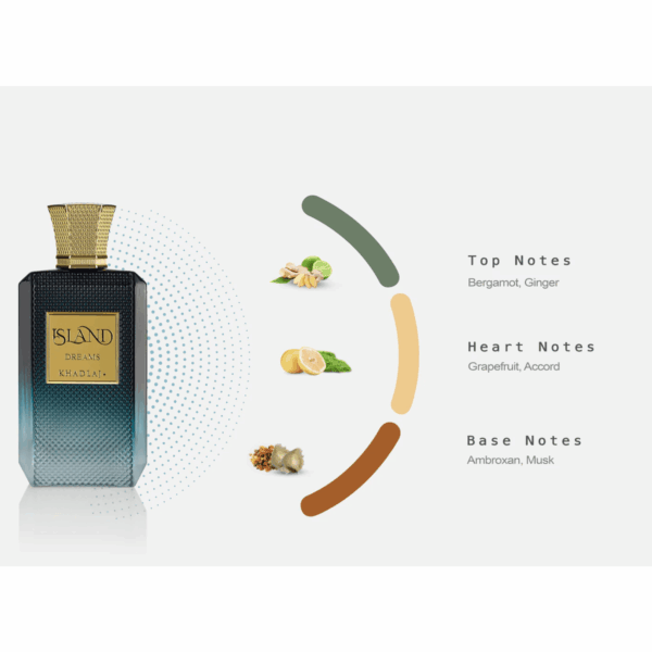 Khadlaj Island Dreams 100ml Extrait de Parfum Spray for Unisex