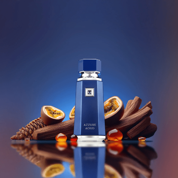 Experience the luxurious blend of oud and passion fruit with Azzure Aoud by FA Paris. This unisex Eau de Parfum offers a captivating scent profile with notes of saffron, rose, patchouli, and leather.