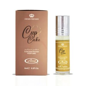 cupcake oil bottle besides brown box