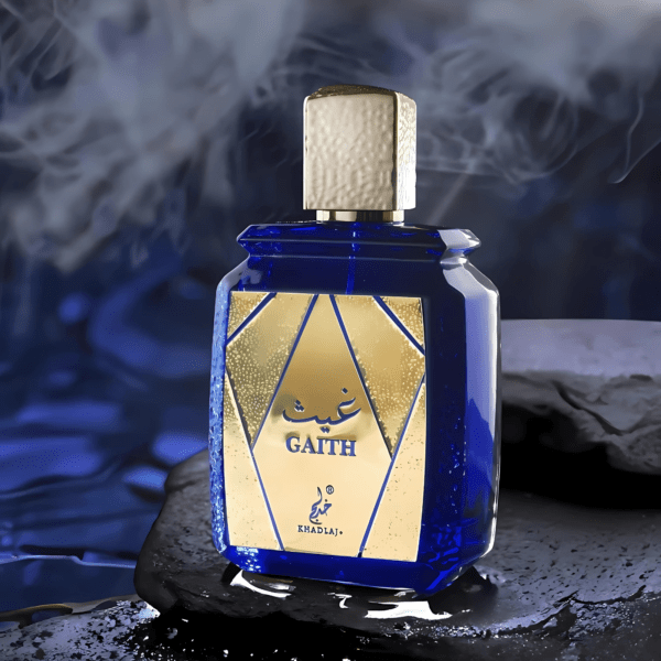 Gaith by Khadlaj Perfumes is a fragrance crafted for those who seek adventure, sophistication, and a lasting impression. This scent is made for the modern explorer. It mixes bold spices, rich resins, and warm notes. Together, they create an unforgettable experience.