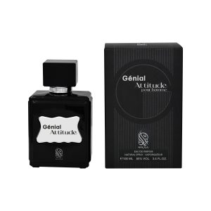 genial attitude perfume edp 100ml citrus woody fragrance for him by nylaa perfumes