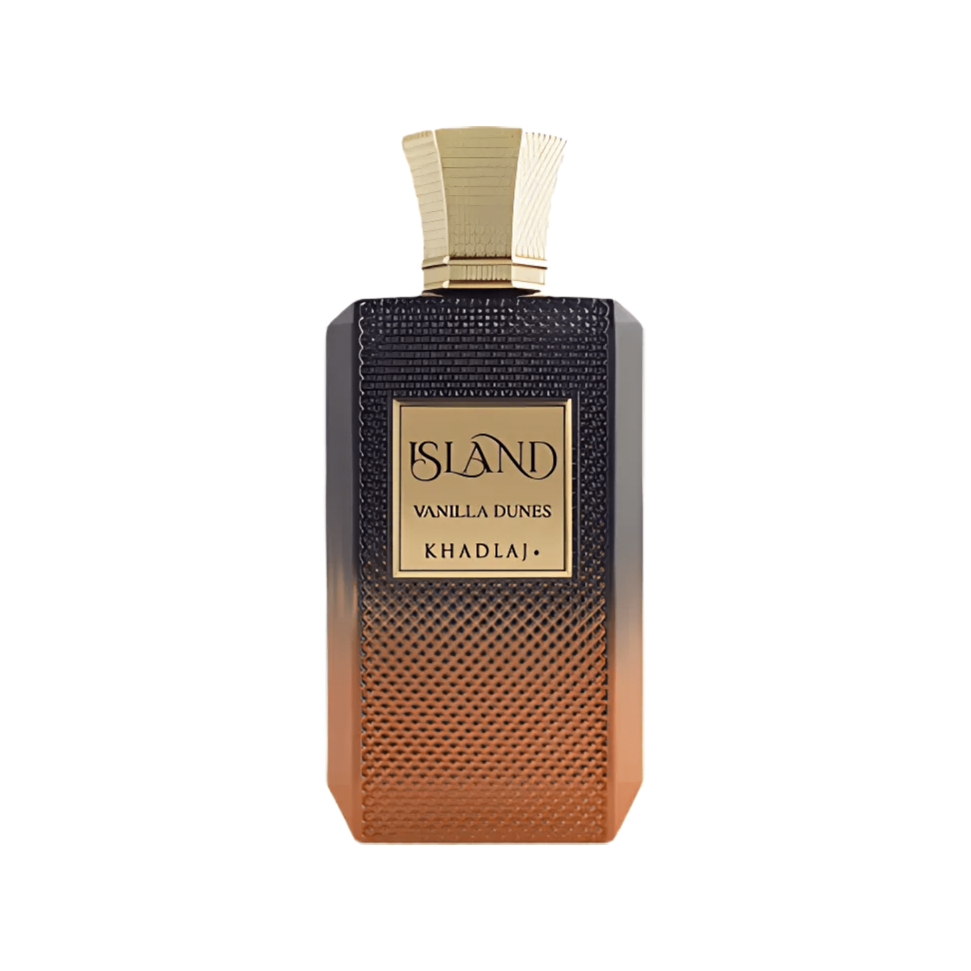 Khadlaj Island Vanilla Dunes Extrait de Parfum – 100ml Unisex Fragrance Immerse yourself in the comforting warmth of Island Vanilla Dunes