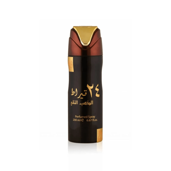 Lattafa 24 Carat Pure Gold Deodorant Spray 200ml – Unisex Oud
