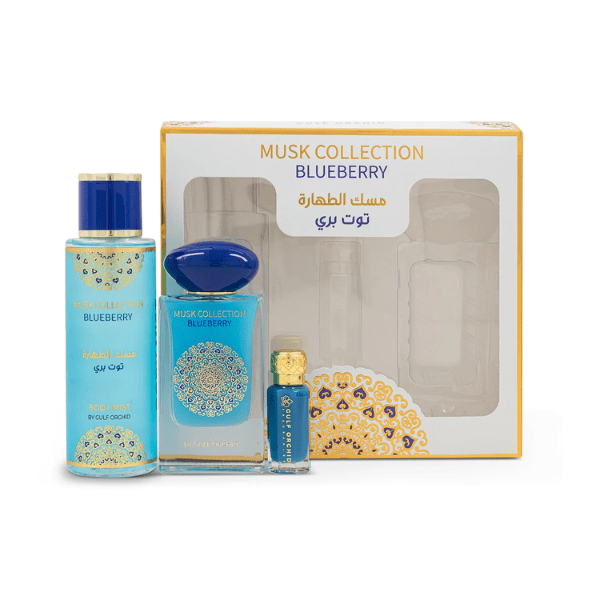 Gulf Orchid Blueberry 3-Piece Gift Set – Long-Lasting Fruity Perfume Set