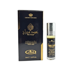 oud mirage perfume oil besides the black box