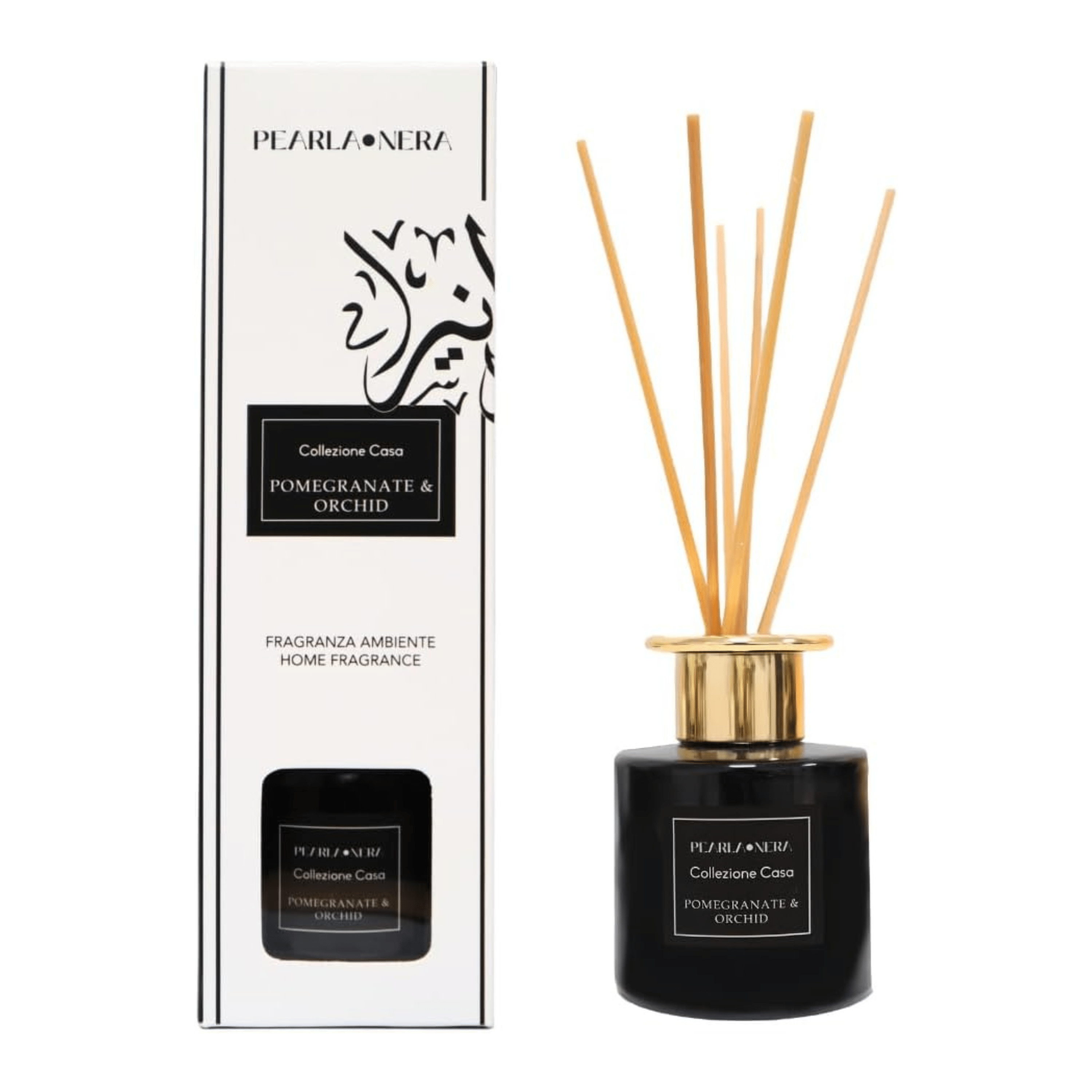 dark wood reed diffuser for home scented oil diffuser with sticks set by pearla nera 100ml aromatherapy air freshener rose