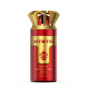 rouge perfection 250ml extra long lasting perfume spray for her by mystiq