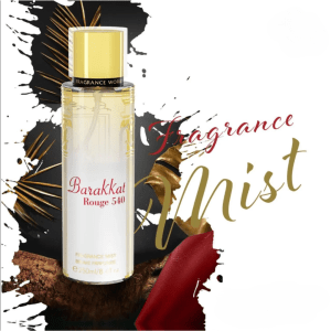 barakkat rouge 540 250ml fragrance body mist inspired by baccarat rouge