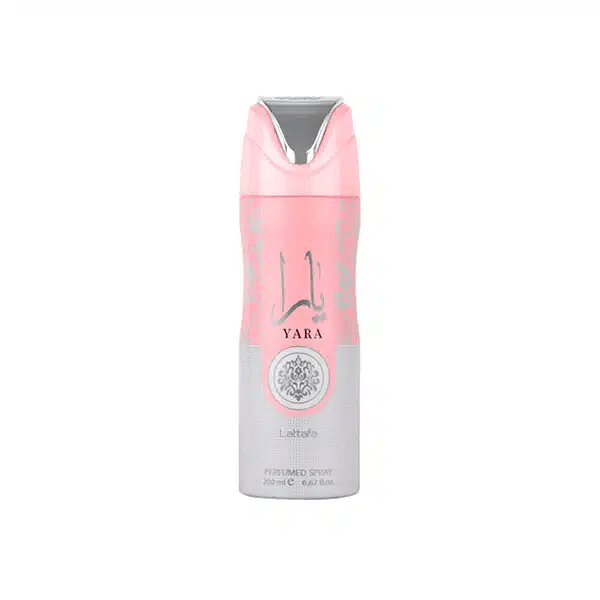 Lattafa Yara Perfumed Body Spray 200ml – Long-lasting Sweet & Soft Feminine Fragrance Lattafa Yara Body Spray 200ml is a beautifully crafted feminine deodorant spray that delivers a soft